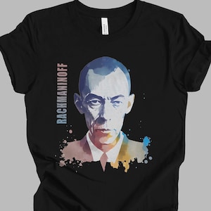 Sergei Rachmaninoff T-Shirt | Classical Music Unisex Gift TShirt Shirt | Mindspring Retreat