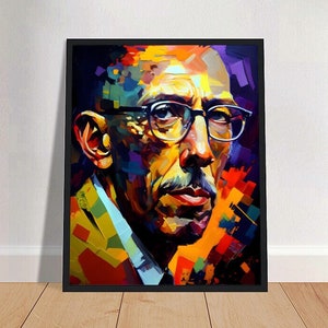 Igor Stravinsky Oil Painting Art Print Portrait POSTER 3 | Classical Music Physical Wall Art | Mindspring Retreat