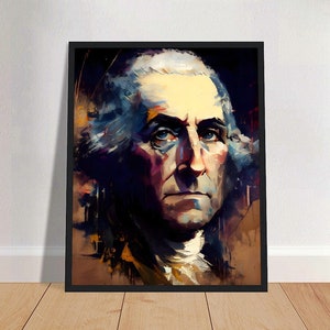 George Washington Oil Painting Art Print Portrait POSTER 1 | History ...