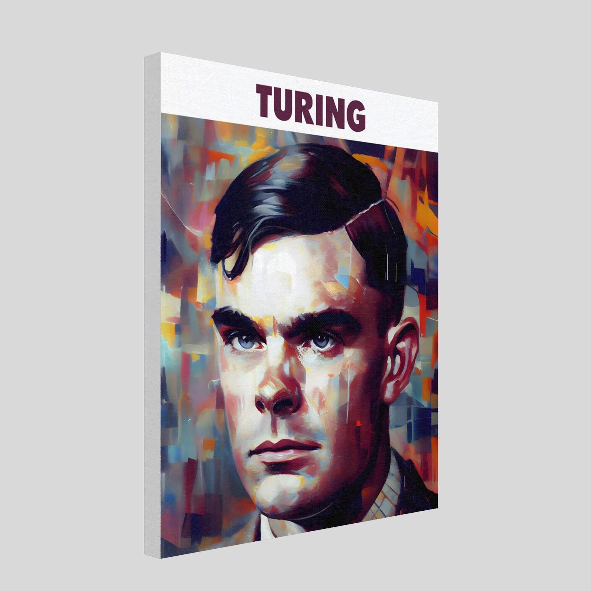 Alan Turing Oil Painting Art Print Portrait POSTER 2 | Science ...