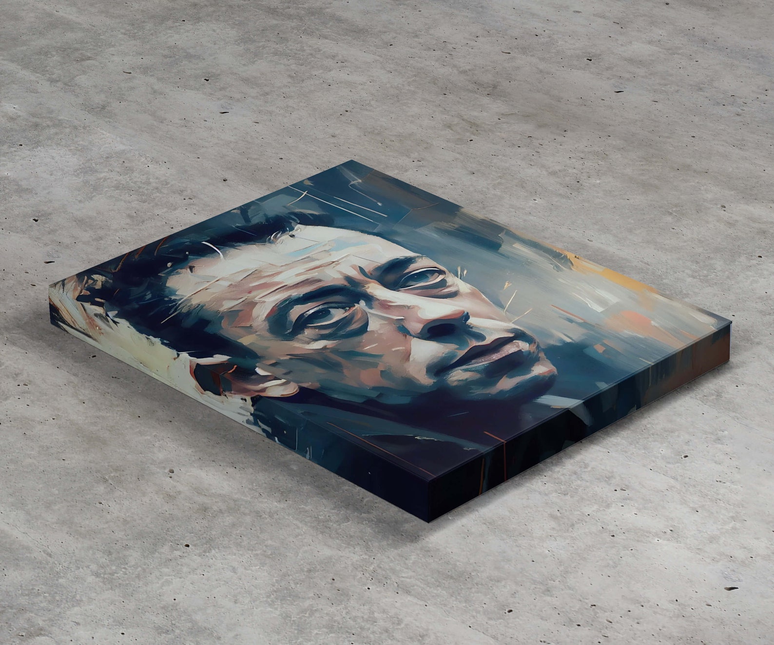 Albert Camus Oil Painting Art Print Portrait POSTER 2 | Modern ...