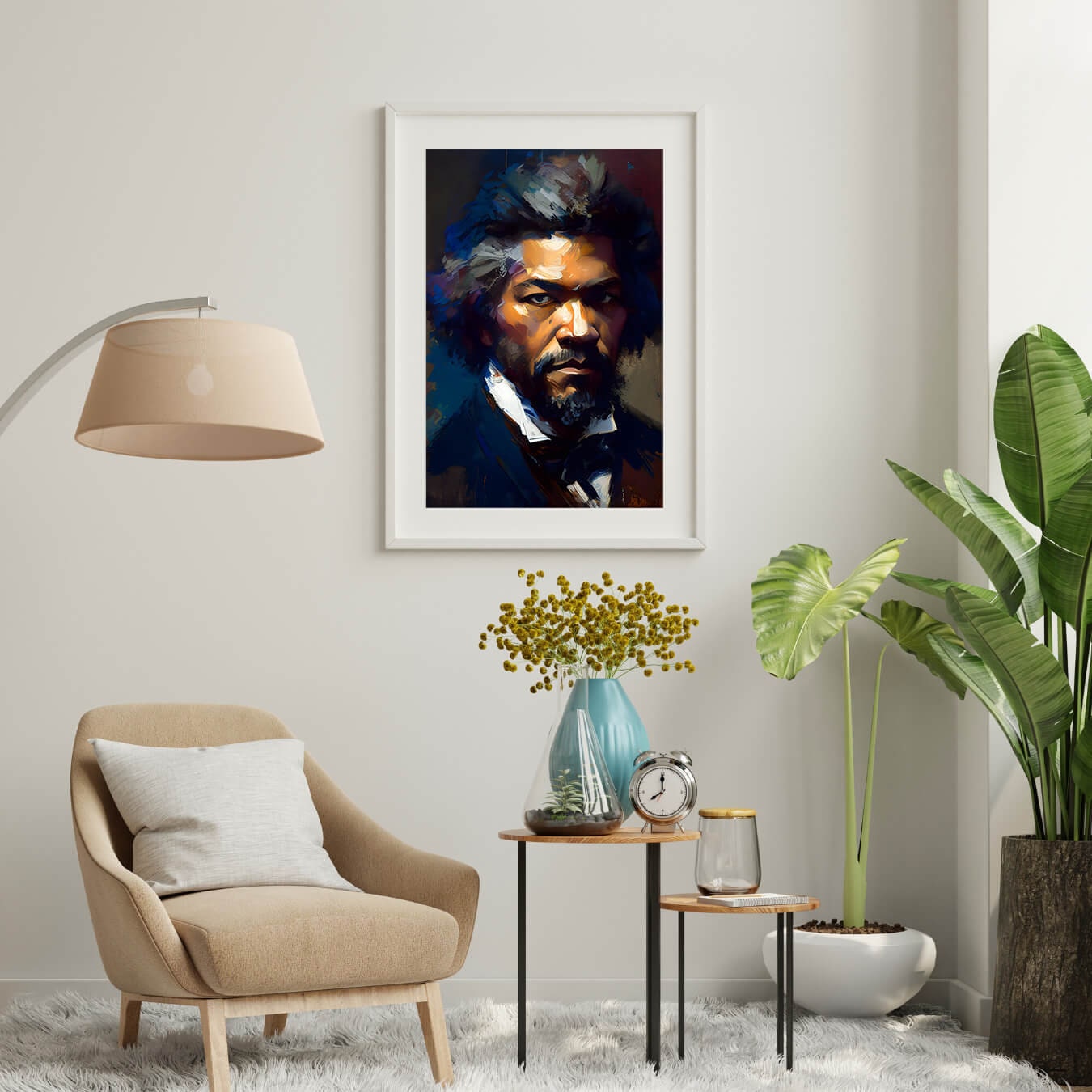 Frederick Douglass Oil Painting Art Print Portrait POSTER 3 | History ...
