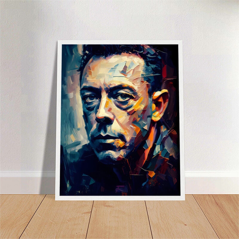 Albert Camus Oil Painting Art Print Portrait POSTER 3 | Modern ...