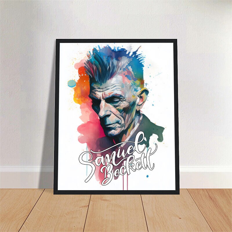 Samuel Beckett Watercolor Art Print Portrait POSTER | Classic ...