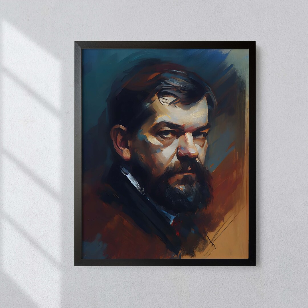 Claude Debussy Oil Painting Art Print Portrait POSTER 2 - Etsy
