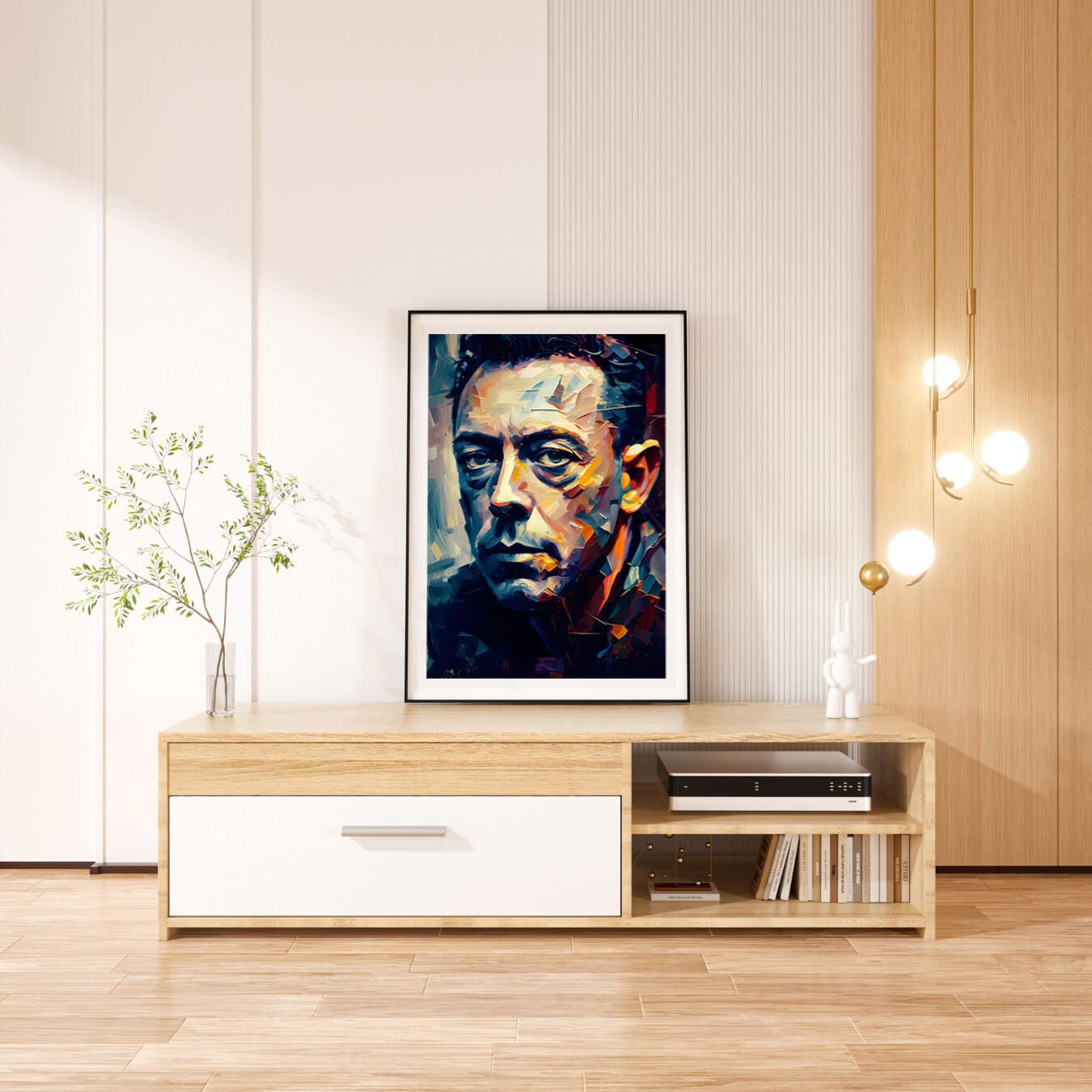 Albert Camus Oil Painting Art Print Portrait POSTER 3 | Modern ...