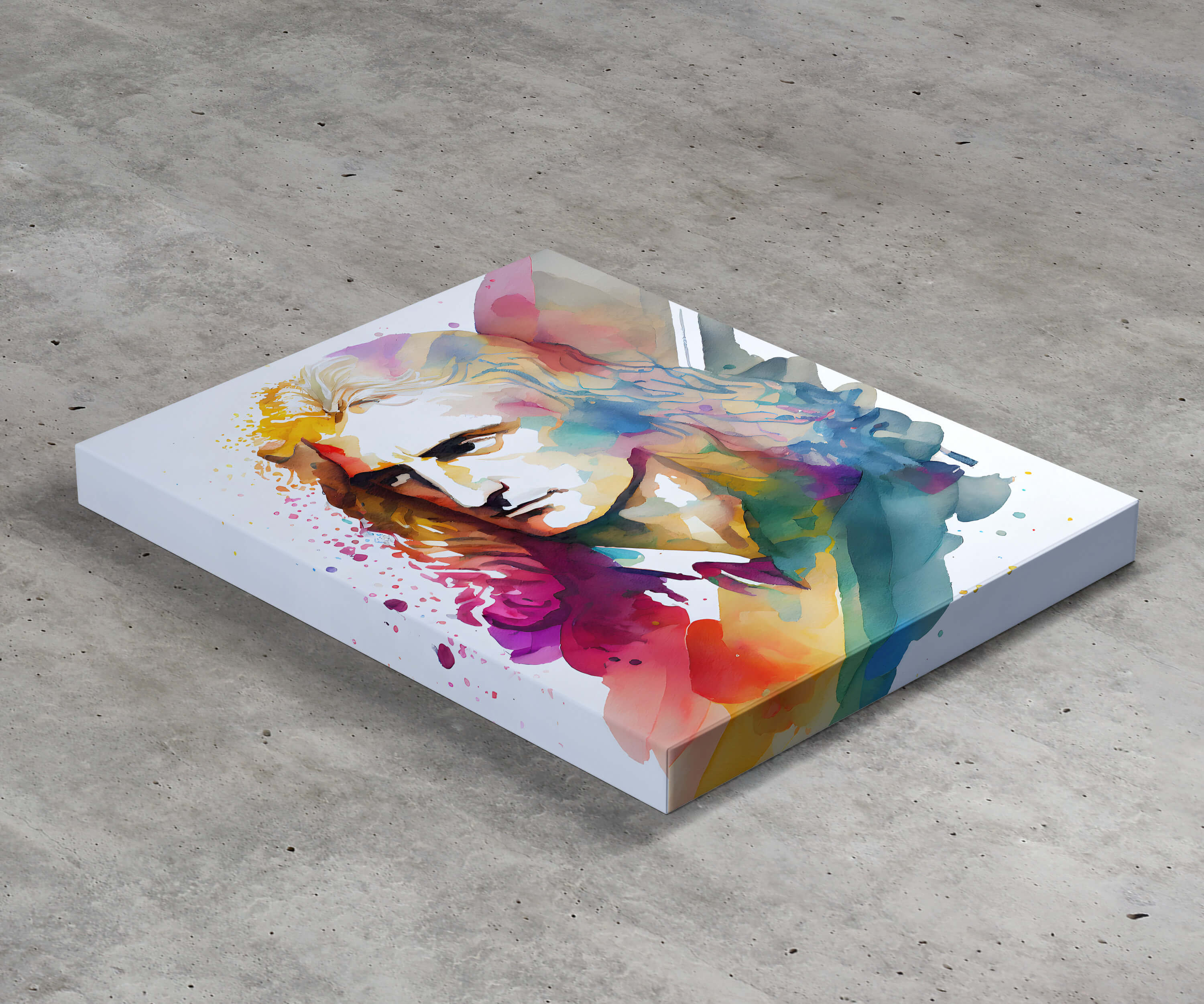 Isaac Newton Watercolor Art Print Portrait POSTER 2 Science - Etsy