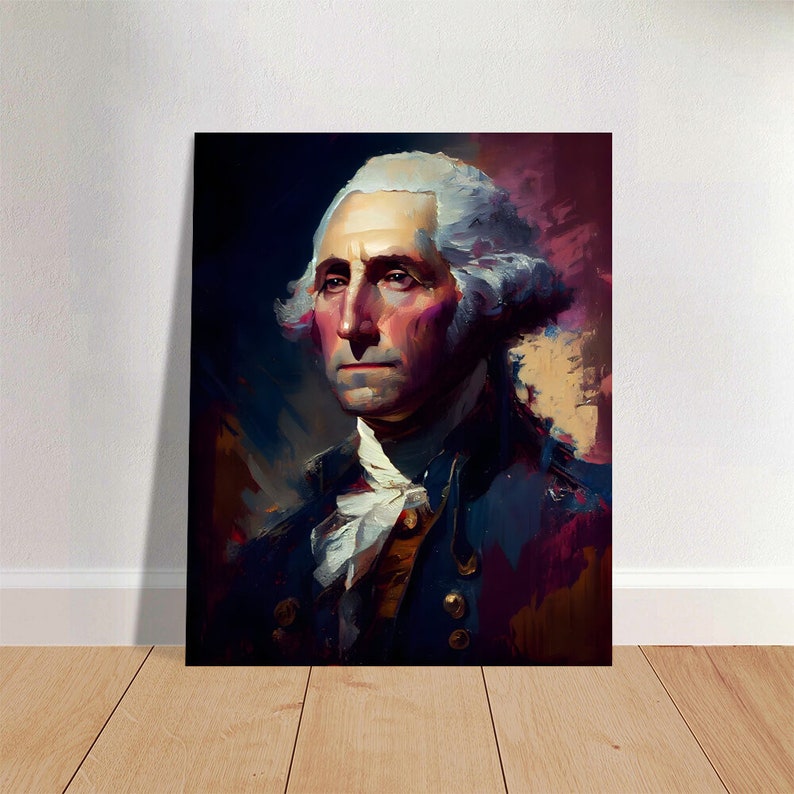 George Washington Oil Painting Art Print Portrait POSTER 2 | History ...