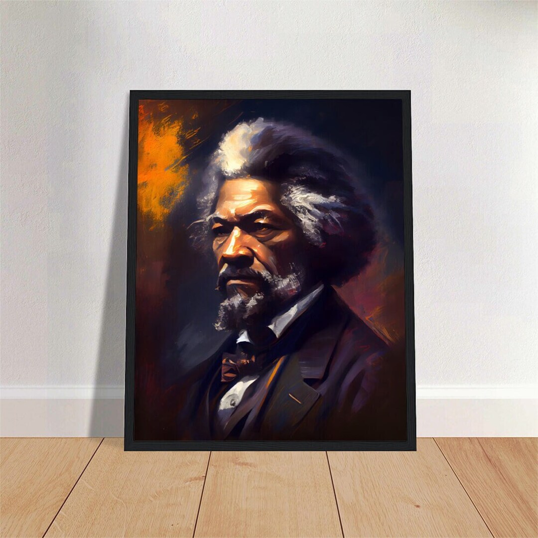Frederick Douglass Oil Painting Art Print Portrait POSTER 2 | History ...