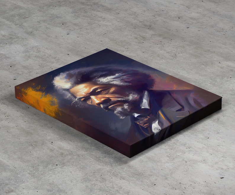Frederick Douglass Oil Painting Art Print Portrait POSTER 2 | History ...