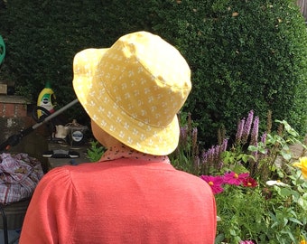 Sunny yellow unisex bucket hat