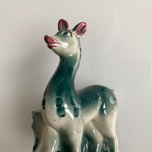 Vintage Deer Vase/Planter, Made in Japan, 50s