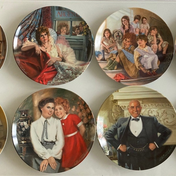 Vintage Annie Collector Plates, 1980s Knowles, Made in USA
