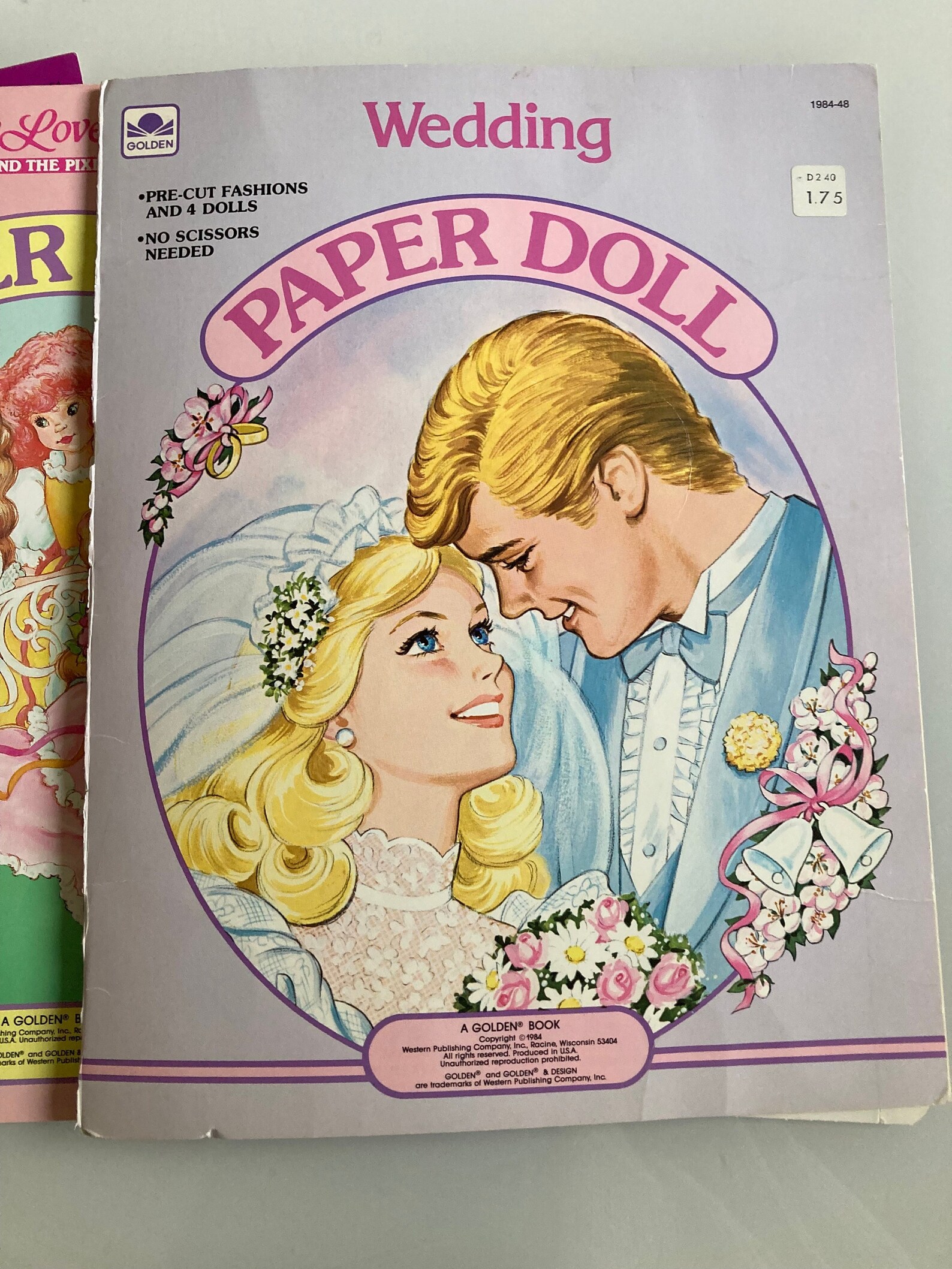 Vintage Wedding Paper Dolls, 80s, Lightly Used Etsy