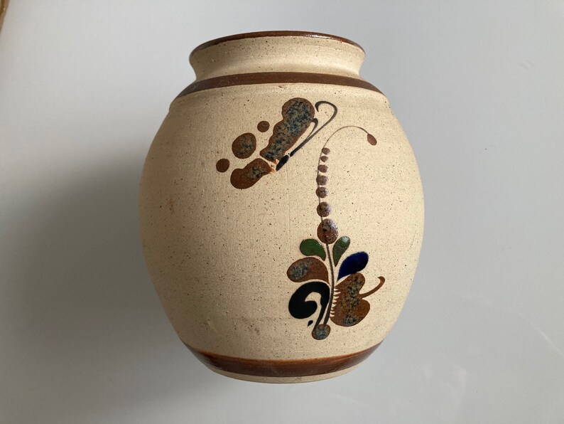 Vintage Cozumel Mexico Sand Vase Vintage Tonala image 5