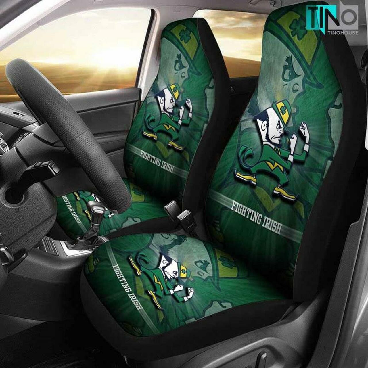 NCAA Notre Dame Fighting Irish 1 Logo D 3D Printed Over Car Etsy