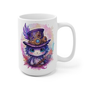 15 oz MONSTER CUTIES - PURPLE Mug (also In 11 Oz) For Coffee Cocoa Tea Beverage