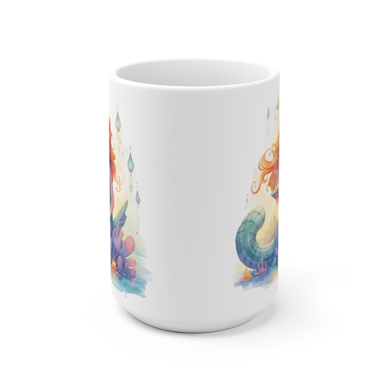 15 oz MAGICAL SEAGIRL Mug Also in 11 Oz For Coffee Cocoa Tea Beverage image 2