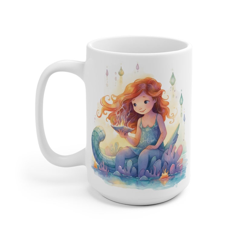 15 oz MAGICAL SEAGIRL Mug Also in 11 Oz For Coffee Cocoa Tea Beverage image 3