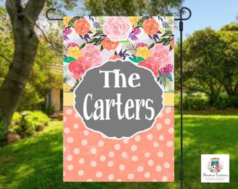 Spring garden flag | summer garden flag | spring garden flag | entry flag | flower garden flag | spring decor | welcome flag | house flag