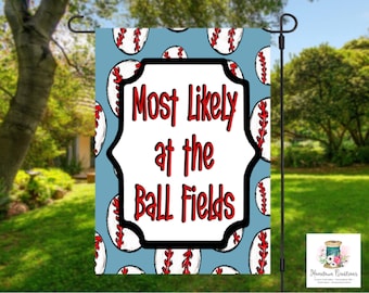 Baseball Garden Flag | baseball life | Garden Flag | Spring Garden Flag | Baseball Flag | Baseball Decor | Outdoor Decor | garden decor