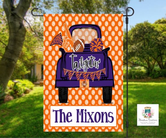 South Carolina Garden Flag | go Tigers | garden flag|christmas gift | housewarming gift | Clemson | personalized gift | fall garden flag
