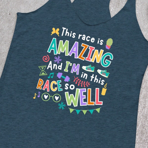 Encanto Racerback Tank Top inspired by Mirabel and the Madrigal Family, Run Disney Tank Top, This Race is Amazing