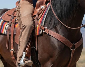 Handmade Tan Suede Leather Chaps – Western Wear for Cowboys & Bikers.