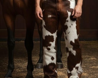 cowhide pant
