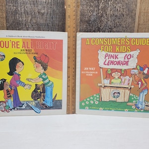 Vintage Joy Wilt Children&#39;s Books: You&#39;re All Right & Consumer&#39;s Guide