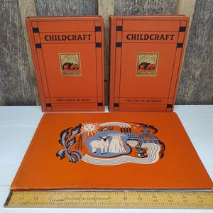 Childcraft Vintage Book Lot: 1930s Children&#39;s Books