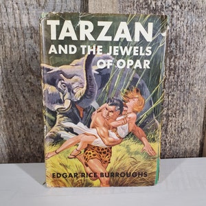 Edgar Rice Burroughs Tarzan and the Jewels of Opar with DJ 1950s