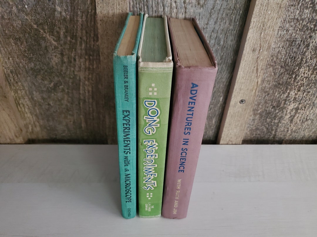 Vintage Science Books 1950s Individually Sold Etsy