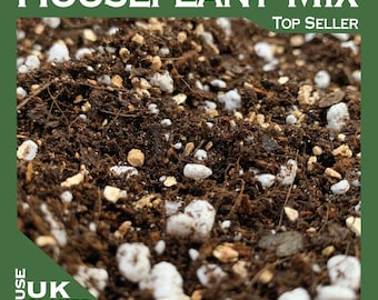 Multi Purpose HOUSEPLANT Repotting Compost Soil (Potting Mix for ALL UK indoor houseplants) Peat Free Coconut Coir Bio Active for Plants