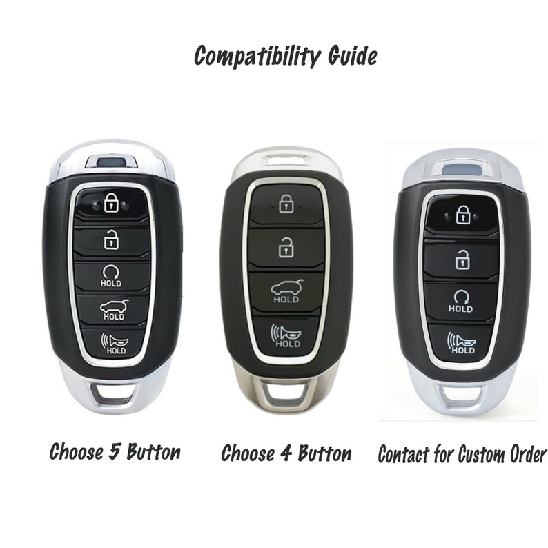 Key Fob Cover Case for Hyundai Palisade Venue Kona Santa Fe Etsy