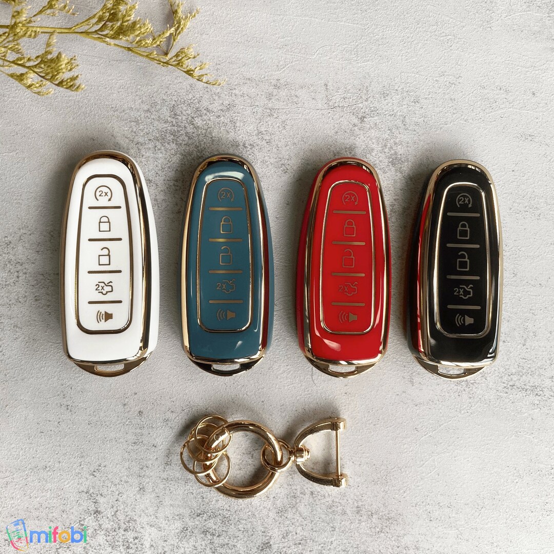 Key Fob Cover Case for Ford Expedition Escape Explorer Flex Keyless