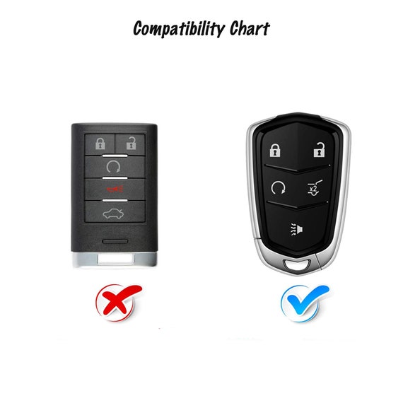 Key Fob Cover Case for 2015-2019 Cadillac Escalade Cts XT4 5 6 