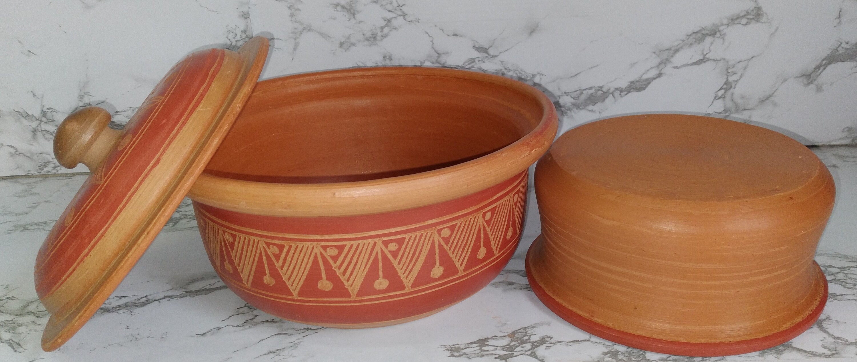 Hand made Clay pot 9inch gas / electric stove capable Etsy