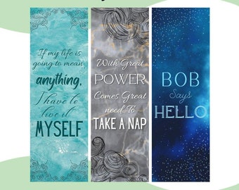 percy jackson bookmarks etsy