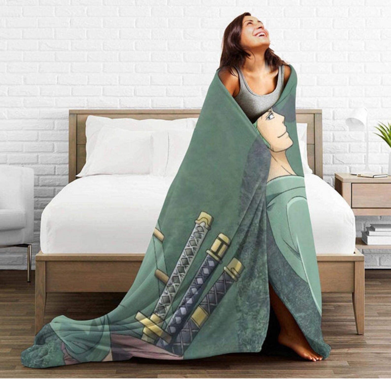 Roronoa Zoro One Piece Blankets Super Soft And Warm Bed For Etsy
