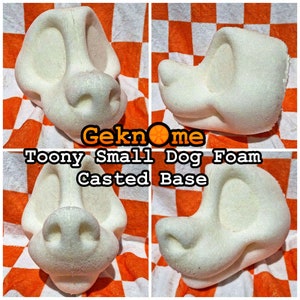 Toony Samll Dog Fursuit Foam Casted Headbase