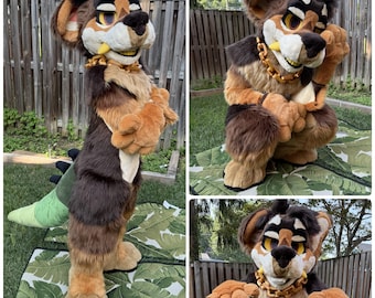 OPEN - GatorDog Canine Fursuit Fullsuit Premade (Check Description)