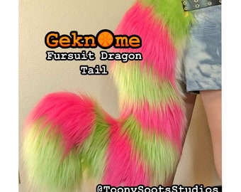 Fursuit Dragon Tail Pattern + Tutorial