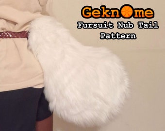 Fursuit Nub Tail V2 Pattern + Tutorial
