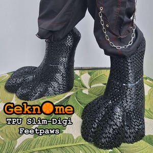 3D printed TPU Slim Digitigrade Fursuit Feetpaws