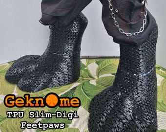 3D printed TPU Slim Digitigrade Fursuit Feetpaws