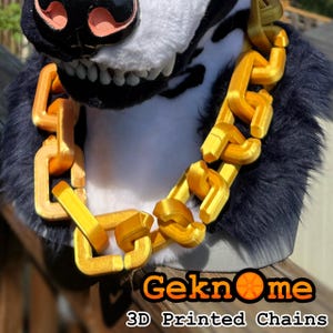 3D Printed Chains - For Cosplays Fursuits and Costumes