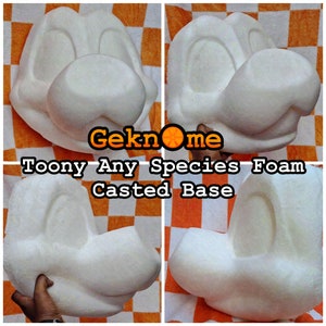 Toony Any Species Fursuit Foam Casted Headbase