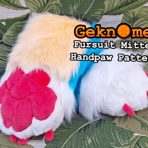 Fursuit Mitten Handpaw Pattern + Tutorial (PDF Download)