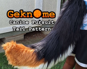 Fursuit hondenstaartpatroon hond + zelfstudie (pdf-download)